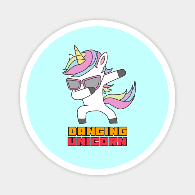 Dancing Unicorn | Cute Baby Magnet by KidsKingdom